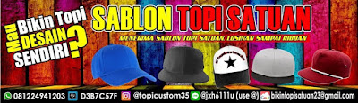 Konveksi Bandung, Konveksi Murah, Custom topi satuan, Bikin Topi custom Bandung