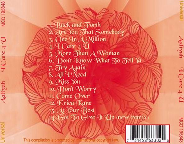 Aaliyah Archives Compilation Albums I Care 4 U