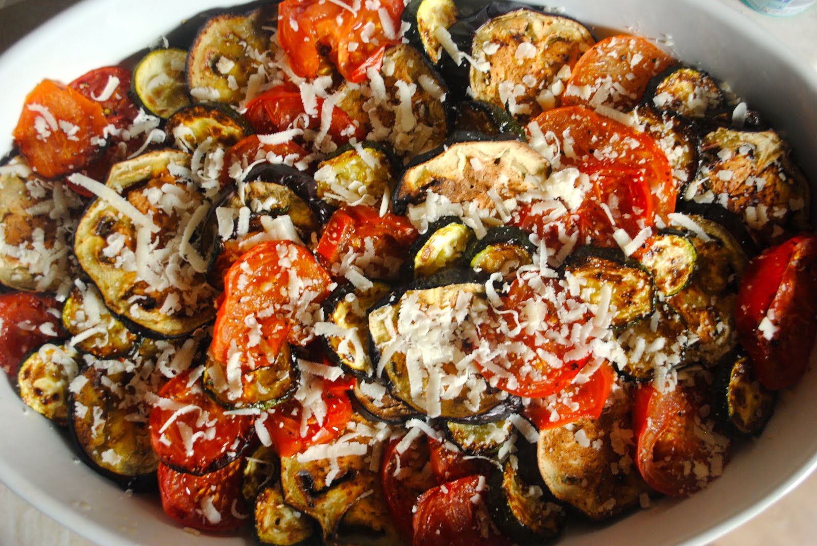 Feeding Cravings Courgette and Aubergine Gratin