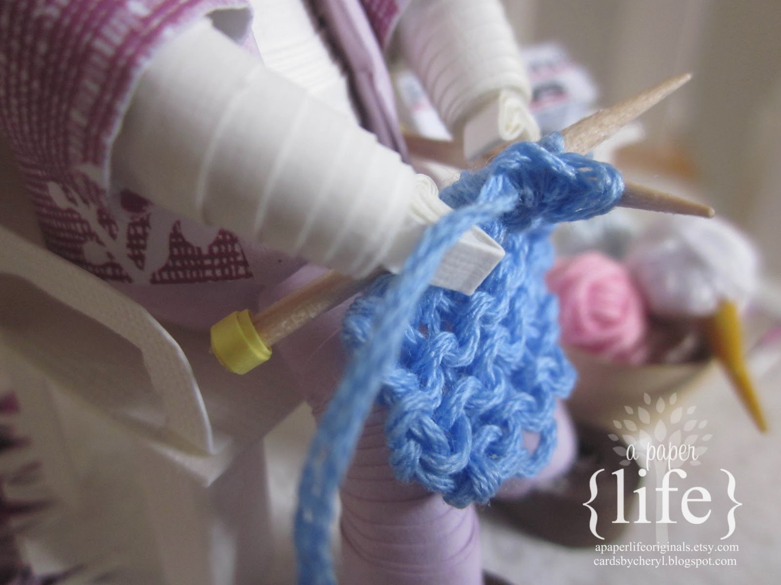 and the fun is in the details from the knitting needles,