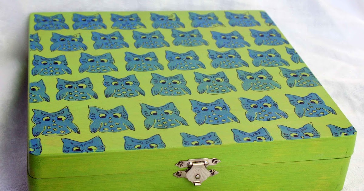 Sher's Creative Space Owl Jewelry Box Giveaway!