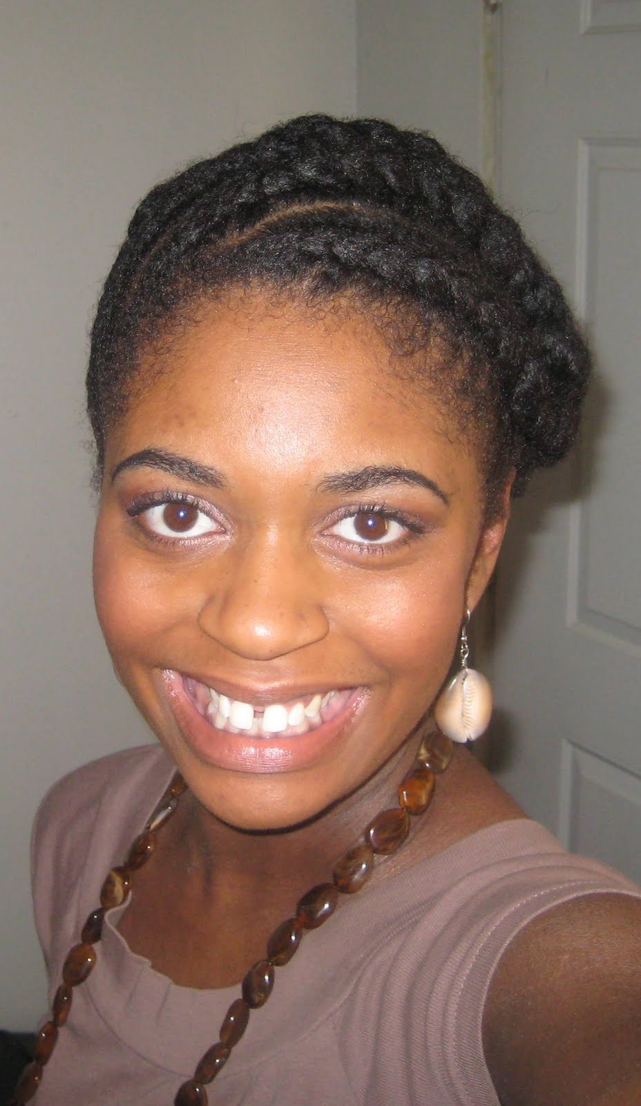 Naturally Elegant Hair Today Large Cornrows In Front And Large