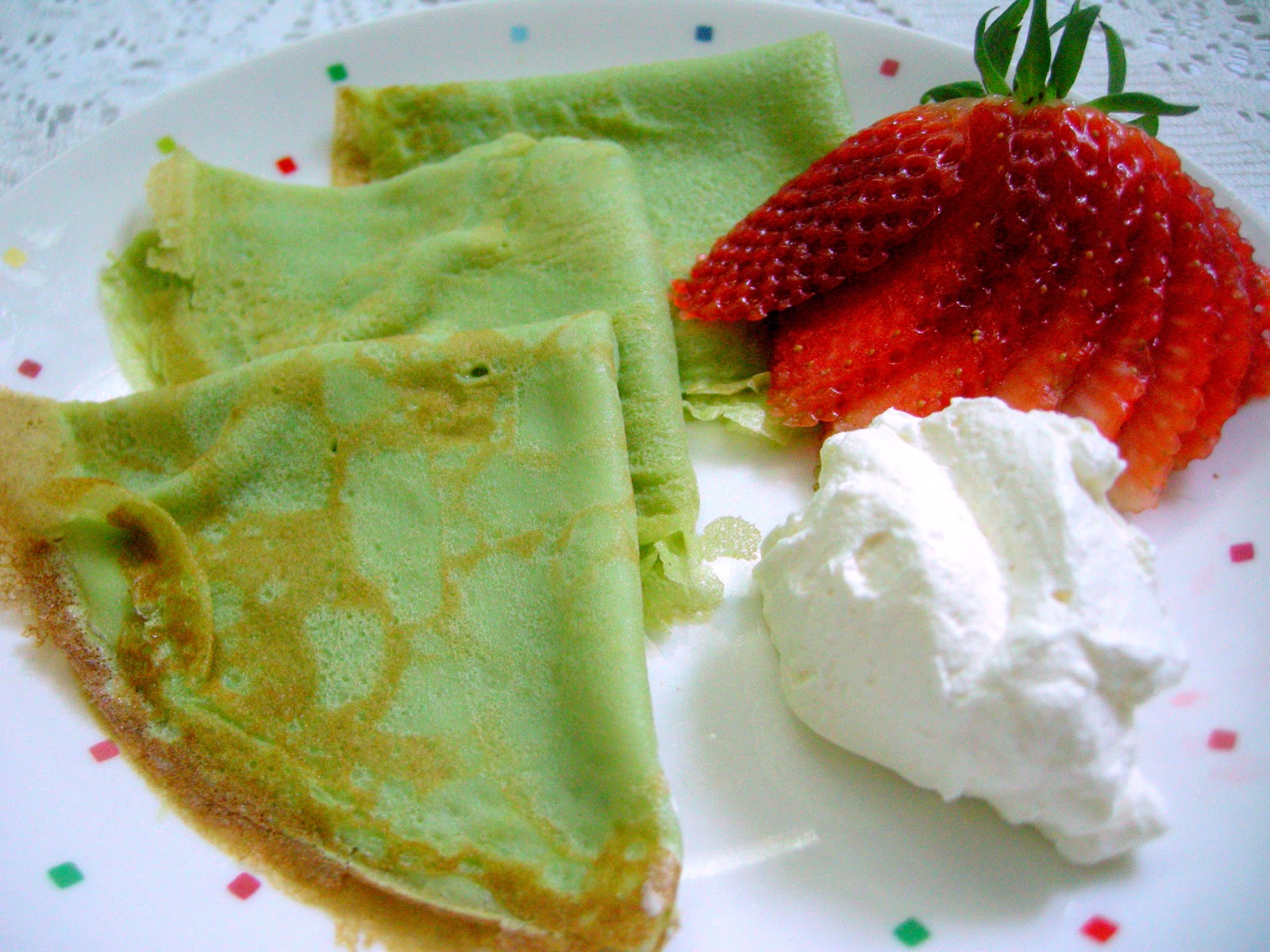 Peng's Kitchen Green Tea Crepes