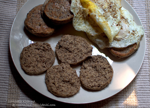 buckwheat flour English muffins for a gluten free breakfast for bread eaters | a pan baked bread 