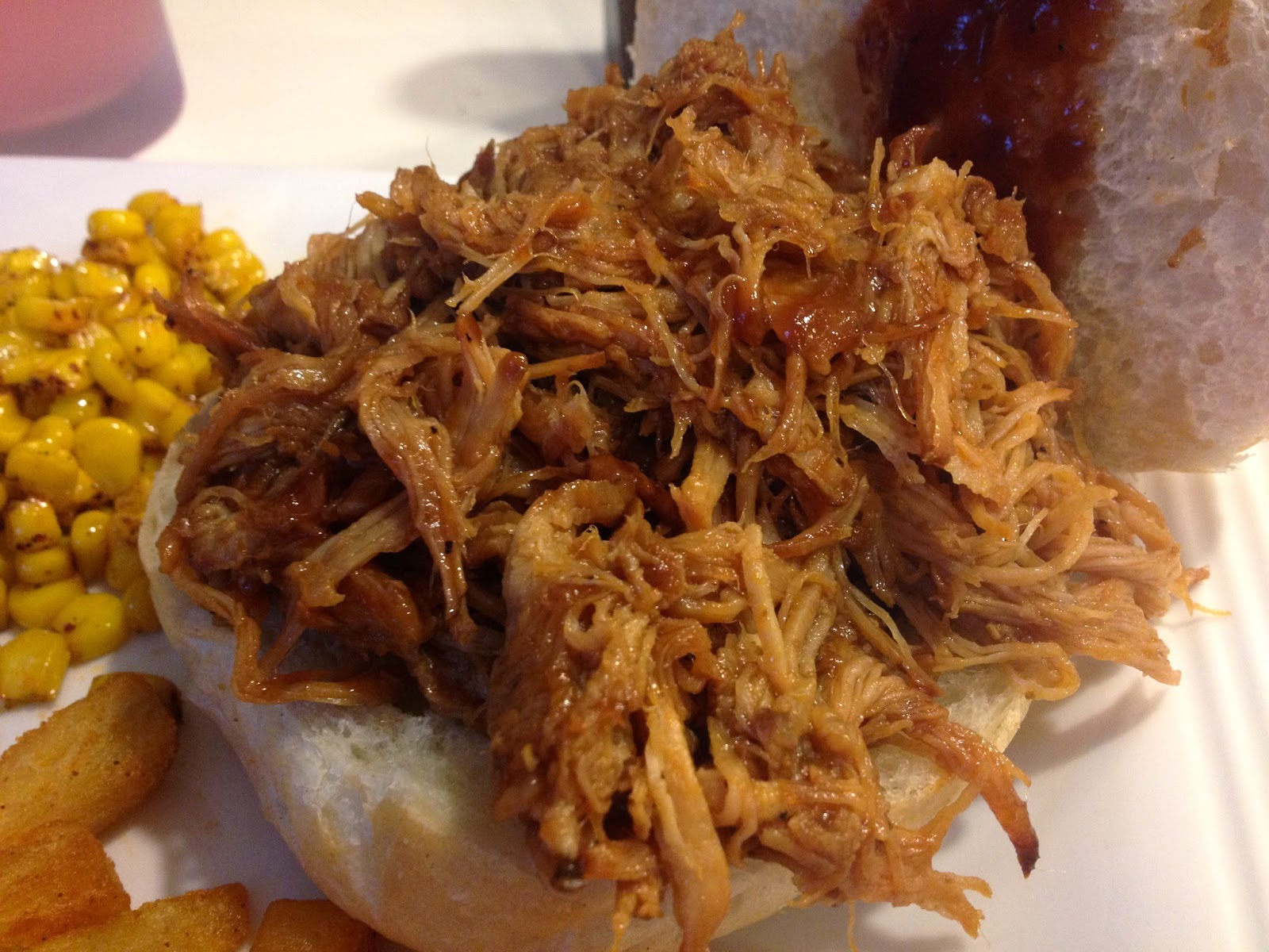 Kiss My Apron Root beer Pulled Pork (Crock pot Recipe!)