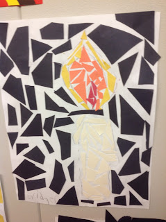 Nativity scene intarsia pattern Puddle Wonderful Learning: Elementary Activities: Christmas Mosaics