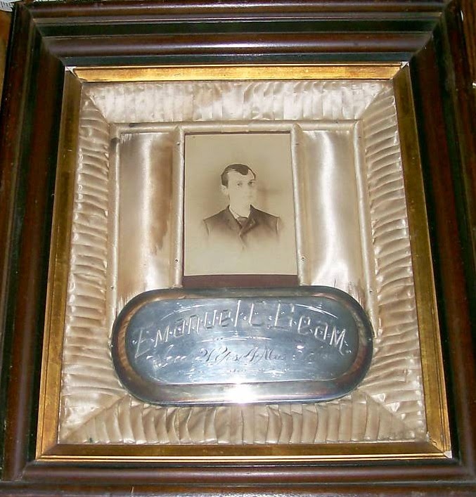 Coffin Plate Of Emanuel Beam Coffin Plate Of Emanuel Beam