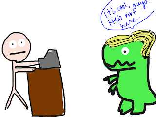 T-Rex, whose vision is based on movement.