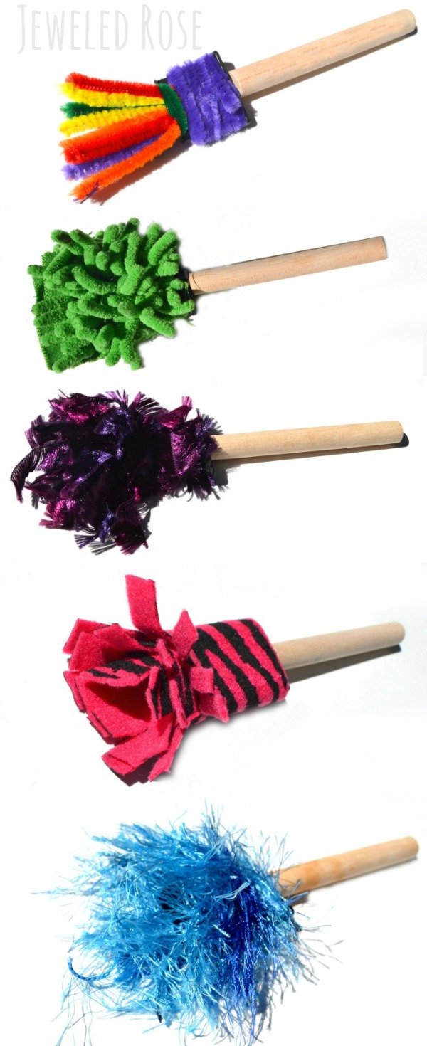 Homemade Paint Brushes Growing A Jeweled Rose