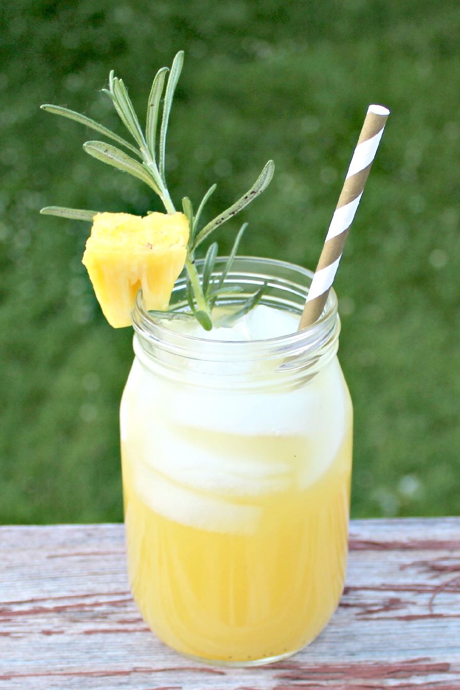 Cheese Curd In Paradise Pineapple Rosemary Cocktail