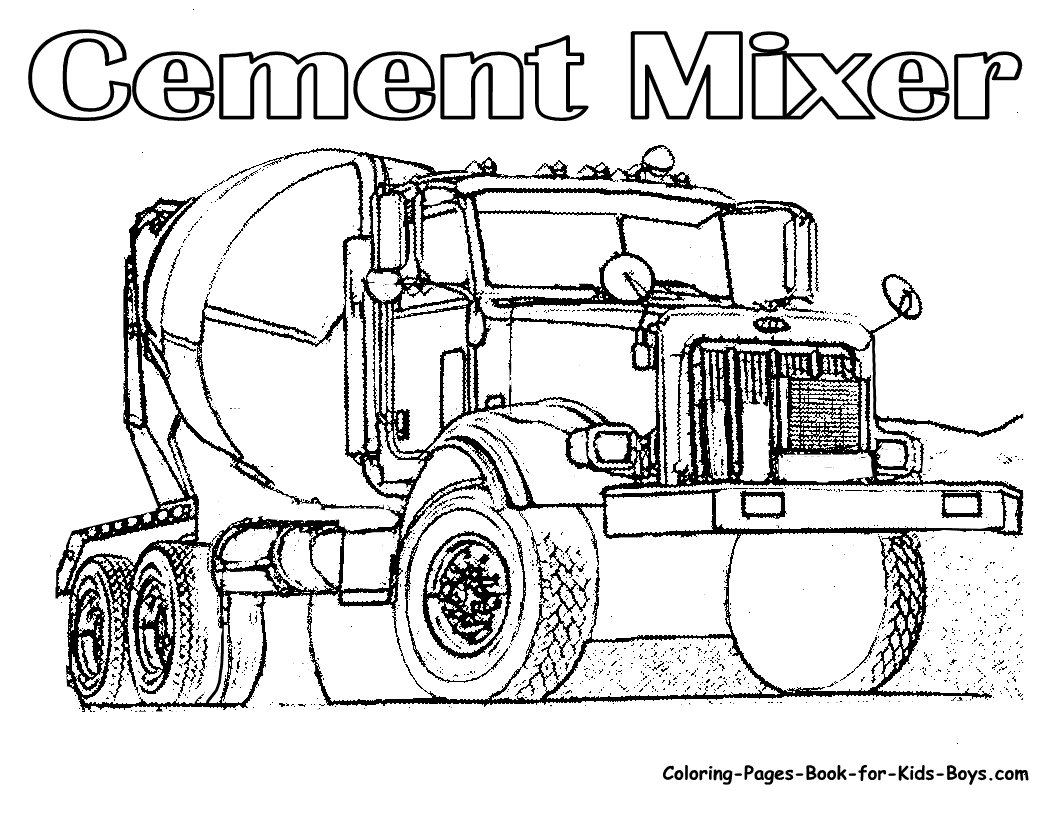 Printable Coloring Pages Of Cars And Trucks (9 Image) – Colorings.net