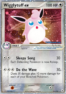 Wigglytuff ex Pokemon Card EX Hidden Legends Set