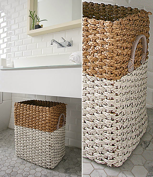 Dipped basket diy with Annie Sloan chalk paint