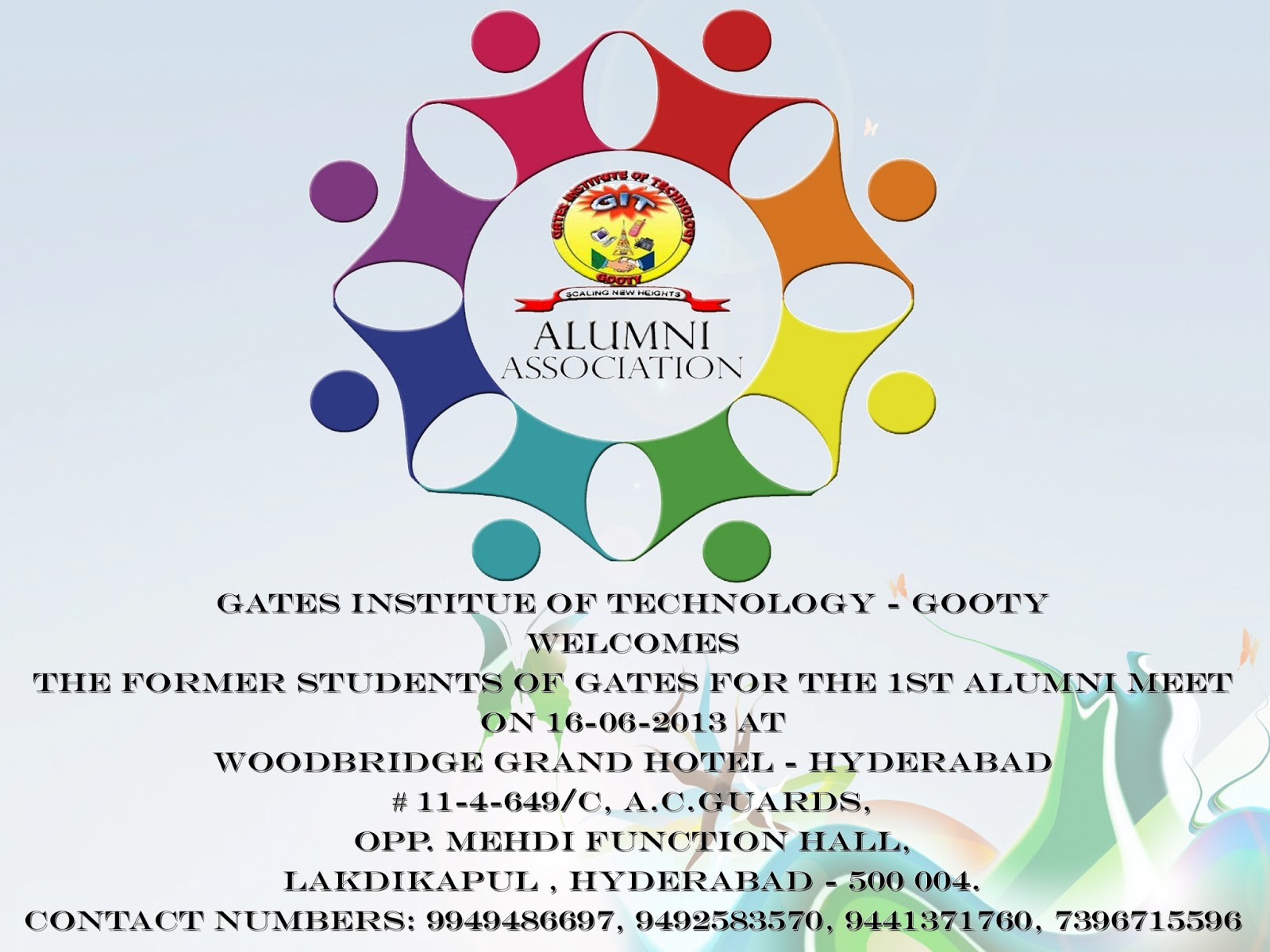 Study and Job Info ALUMNI MEET for GATES Institute of Technology Students