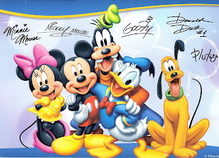 postcard from Mickey Mouse