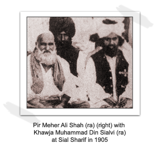 Pir+Meher+Ali+Shah Hazrat Pir Meher Ali Shah and Hazrat Shamsuddin of Sial Sharif (R.A)