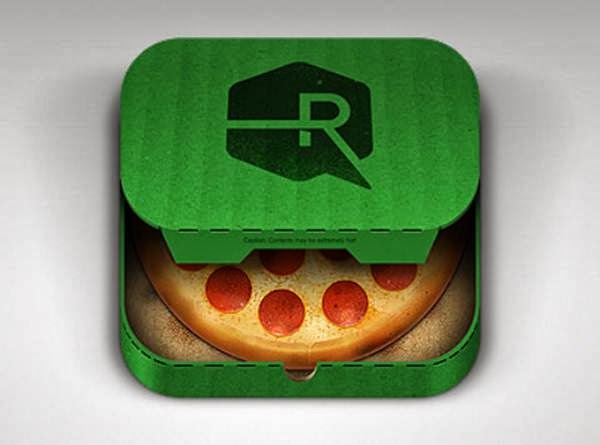 Pizza App iOS Icon Pizza App iOS Icon
