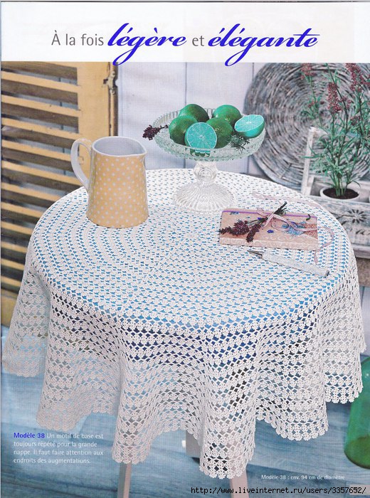 Art tablecloth