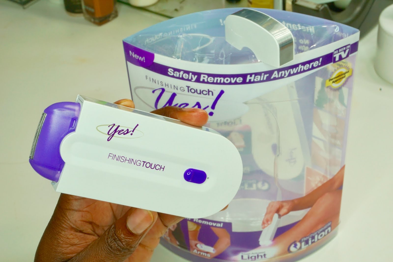 Finishing Touch Yes! Review – Pain Free Hair Remover - SKIN FIRST DAILY
