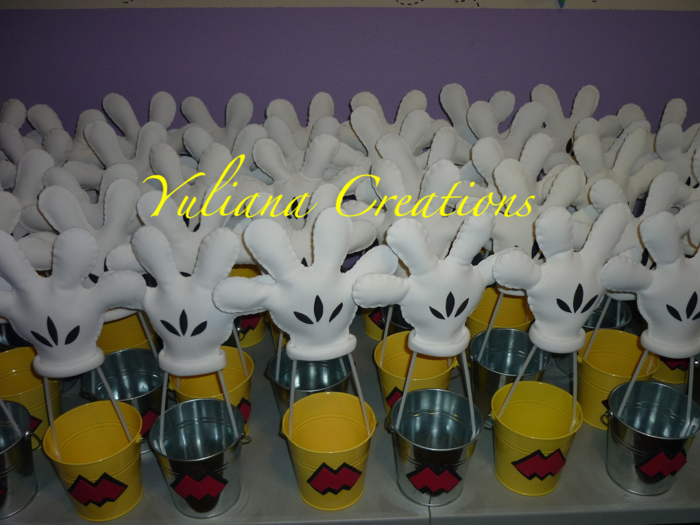 10 Bolsitas Cono Mickey Mouse