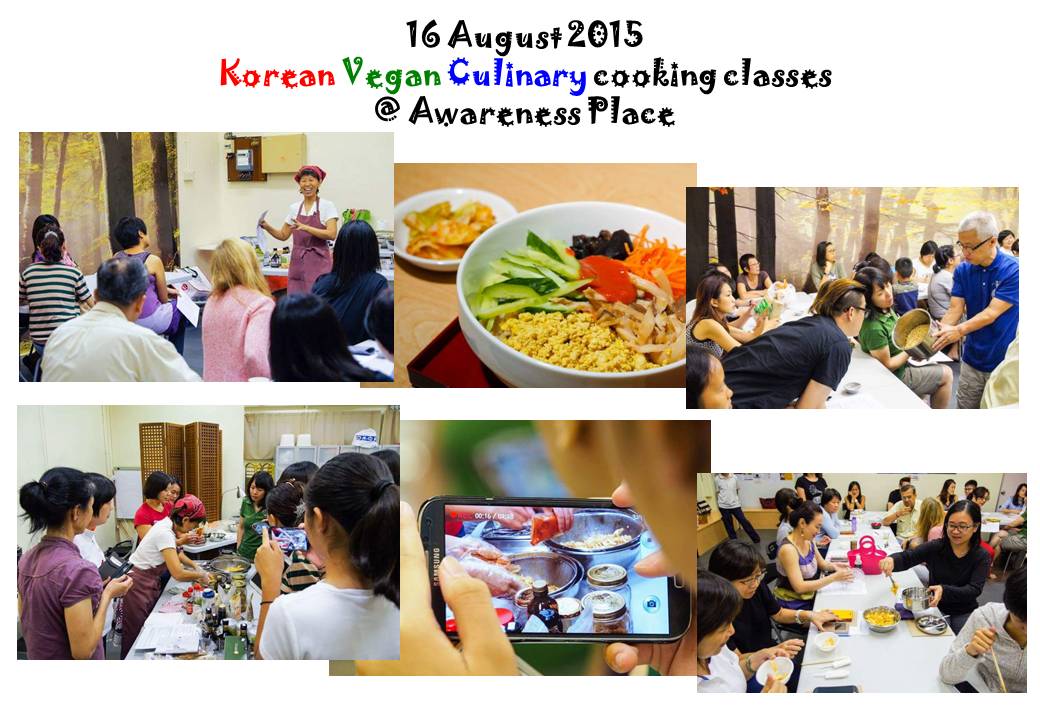 Korean Vegan Cuisine on 16 August 2015 @ Awareness Place