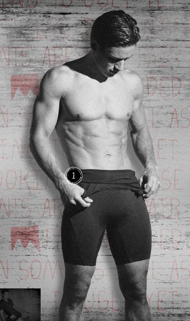 Mario Lopez and his new underwear line. 