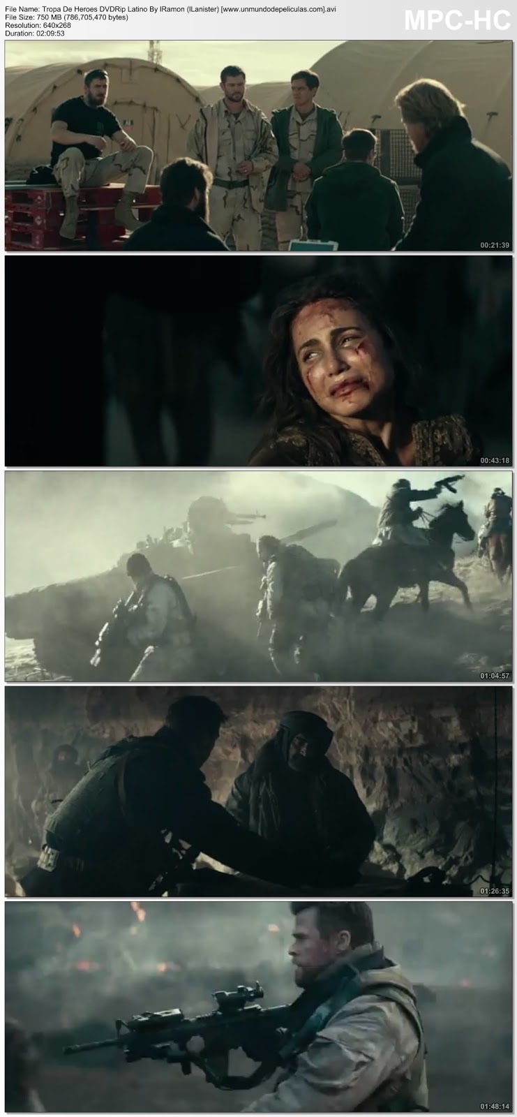 Capturas de la película.