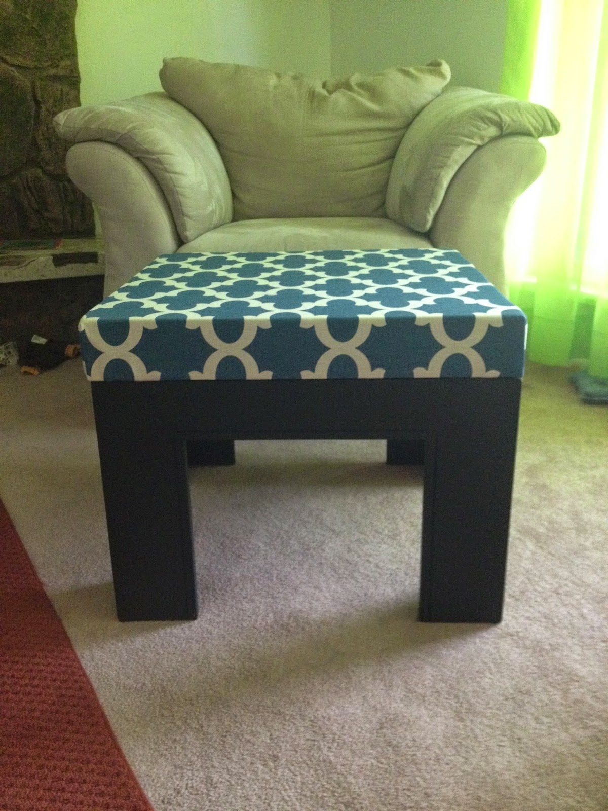 Sanding for Sanity Side Table Repurpose