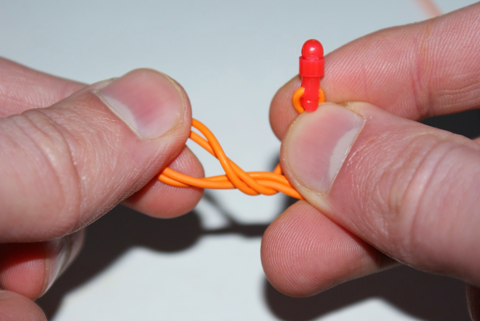 How to attach elastic to an elastic connector. – Paul Goes Fishing