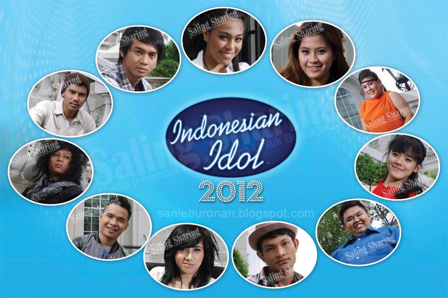 Daftar 11 Peserta Finalis Indonesian Idol 2012 | Saling Sharing