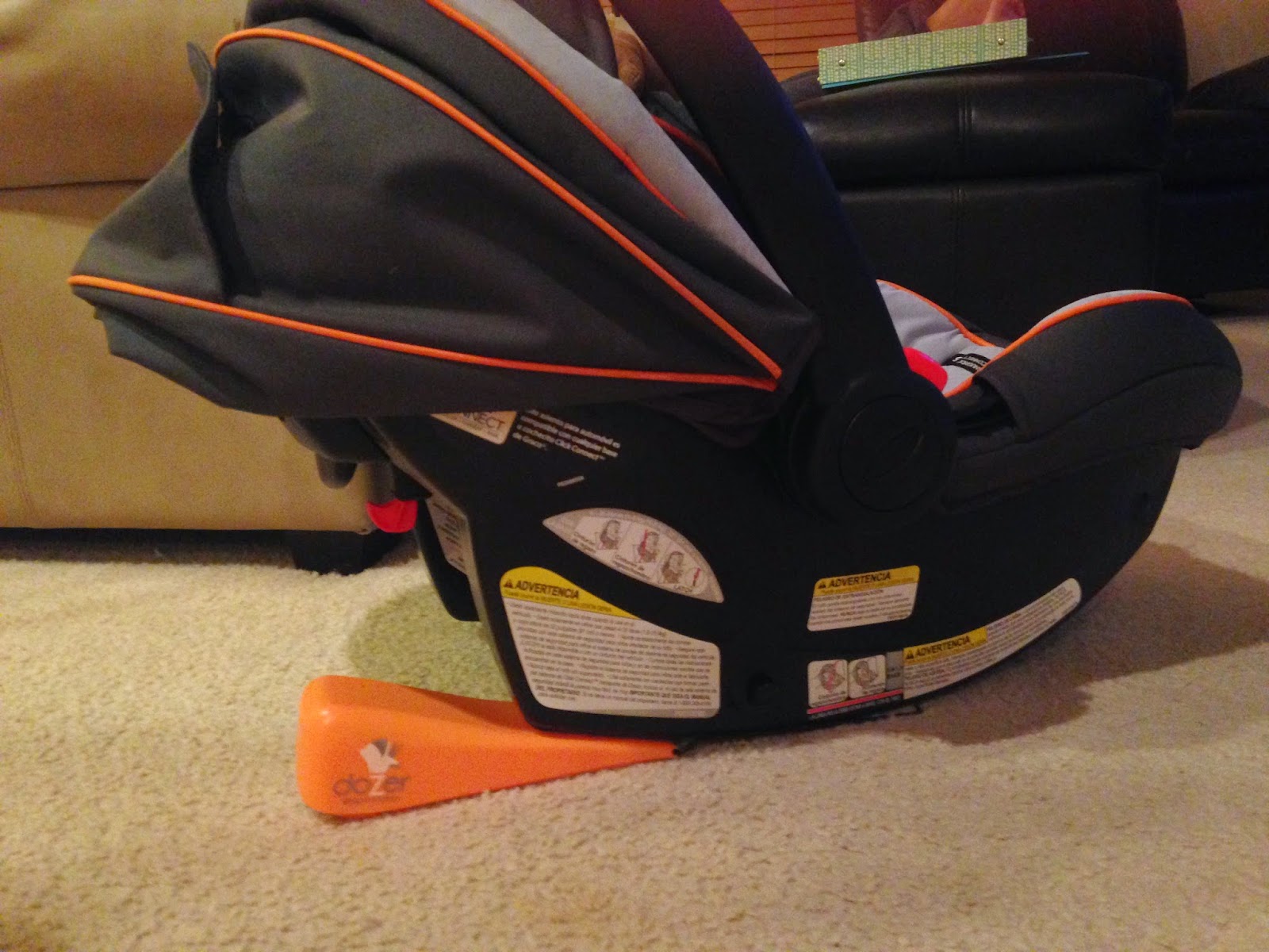 Dozer Car Seat Rocker Review &amp; Giveaway