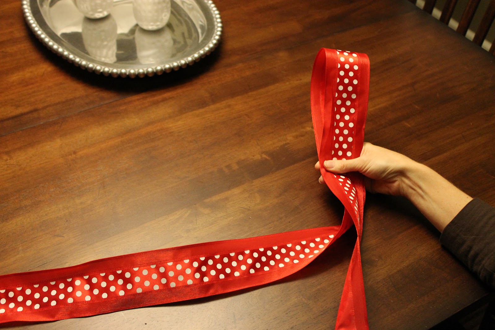 Burlap With Lace Christmas Tree Bow Topper Tutorial