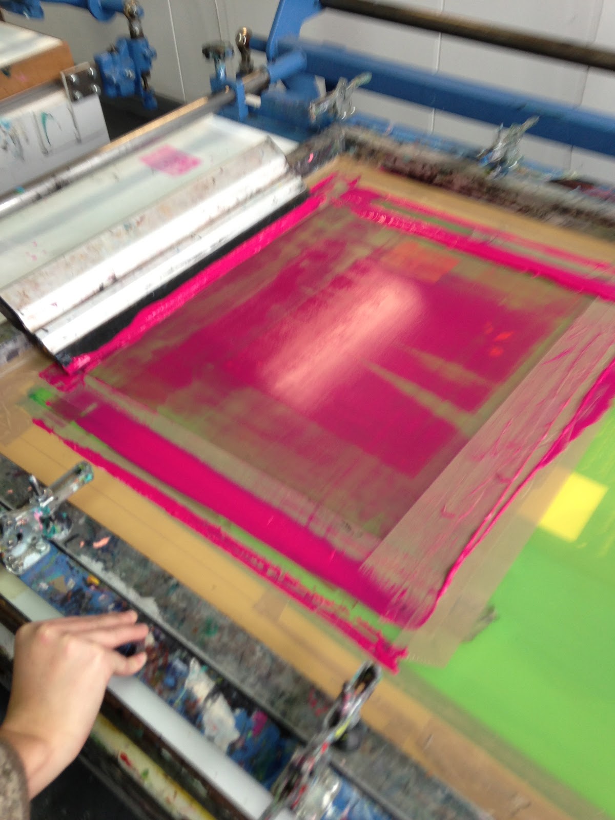 DESIGN PRACTICE CYMK screen printing