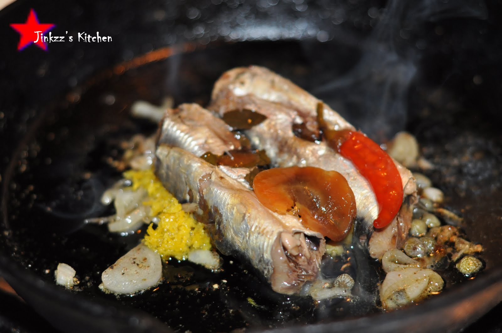 to Jinkzz's Kitchen Pasta With Sardines, Bread Crumbs and Capers