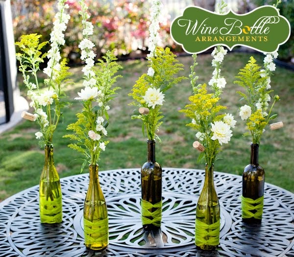 Marry2Love DIY 4 Wine Bottle Arrangements