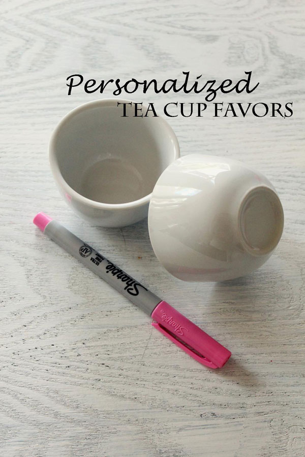 Icing Designs Simple Tea Cup Favors