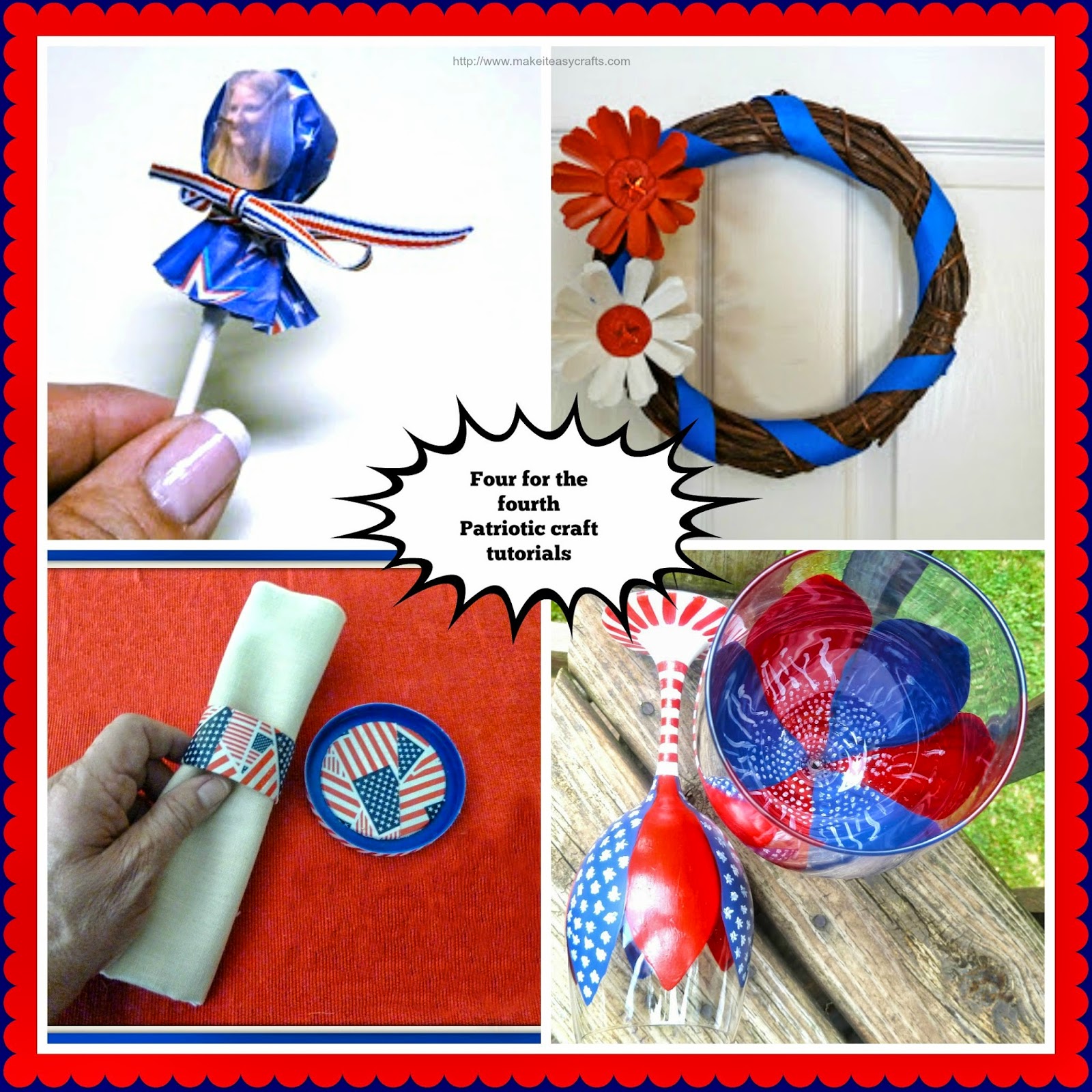 Make It Easy Crafts Four Quick And Easy Patriotic Crafts