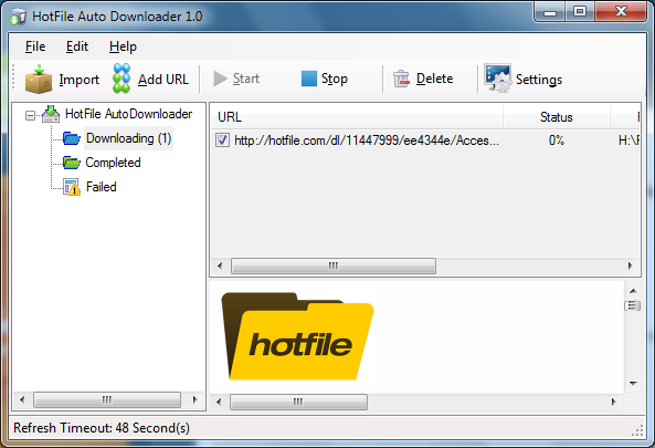 HotFile AutoDownloader or HFAD
