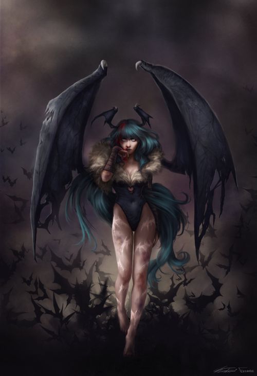 fernanda suarez ilustrações fantasia mulheres Morrigan fernanda suarez ilustrações fantasia mulheres Morrigan