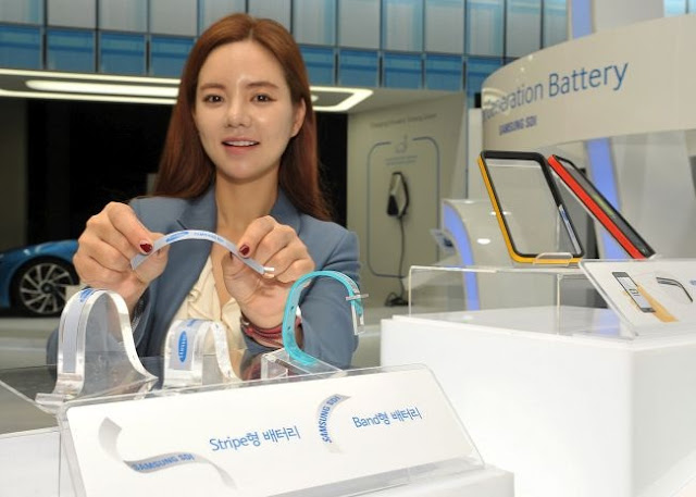 Samsung presenta sus baterías flexibles