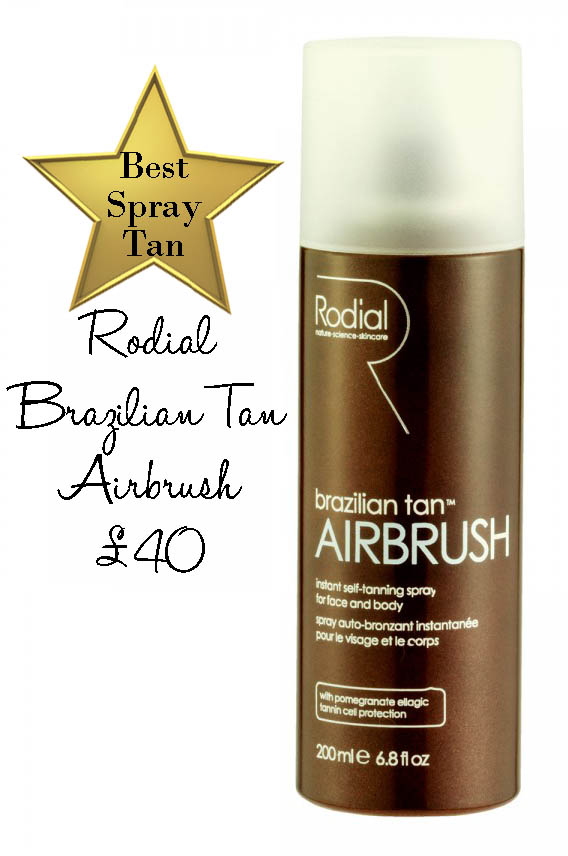 Rodial creates the best Spray Tan in a Can Brazilian Tan Airbrush by