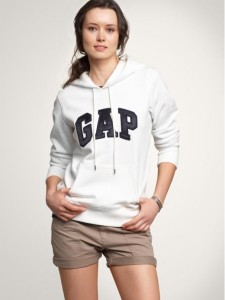 gap arch moletom com capuz