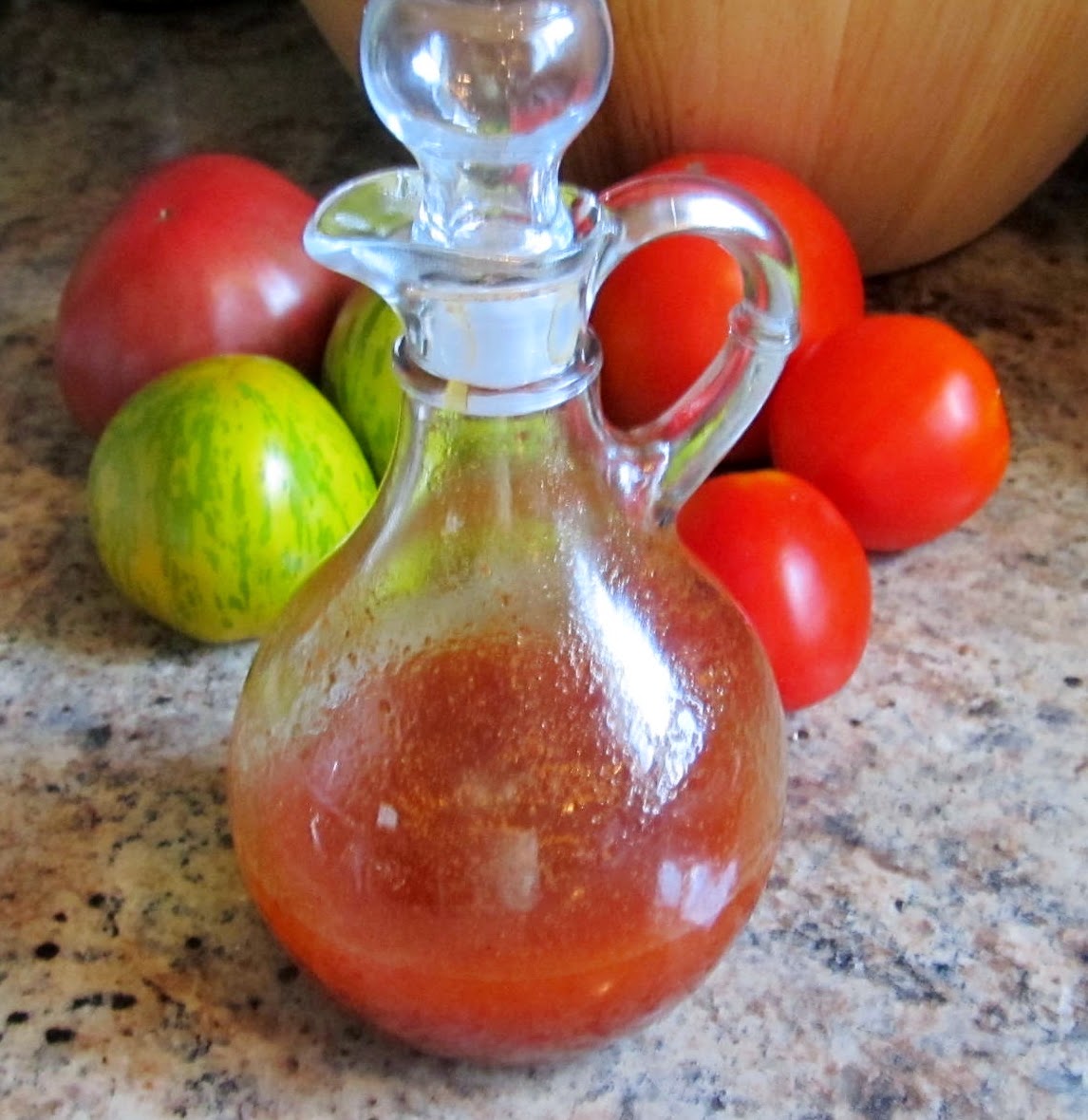 Mediterranean Inspired Food Heirloom Tomato Salad with Middle East