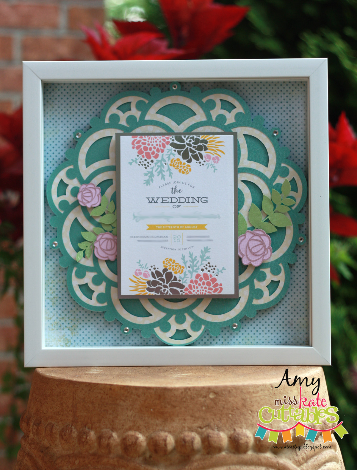 Diy Valentine S Day Gift Idea Wedding Shadow Box Days By Day