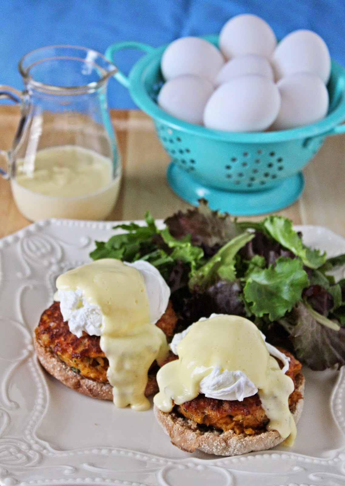 Love and Confections Crab Cake Eggs Benedict for BrunchWeek