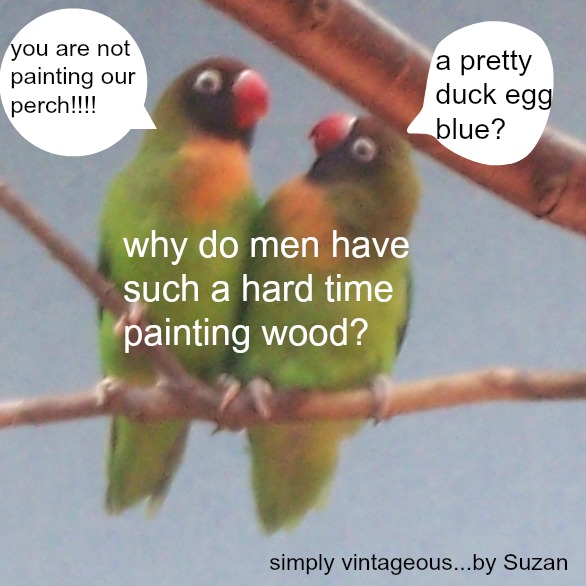 simply vintageous...by Suzan: If John and I were Lovebirds..................