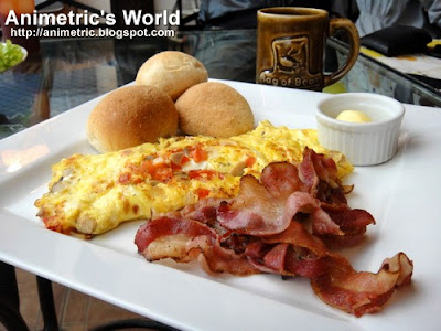 Omelette at Bag of Beans Coffee Shop, Restaurant, and Bakery