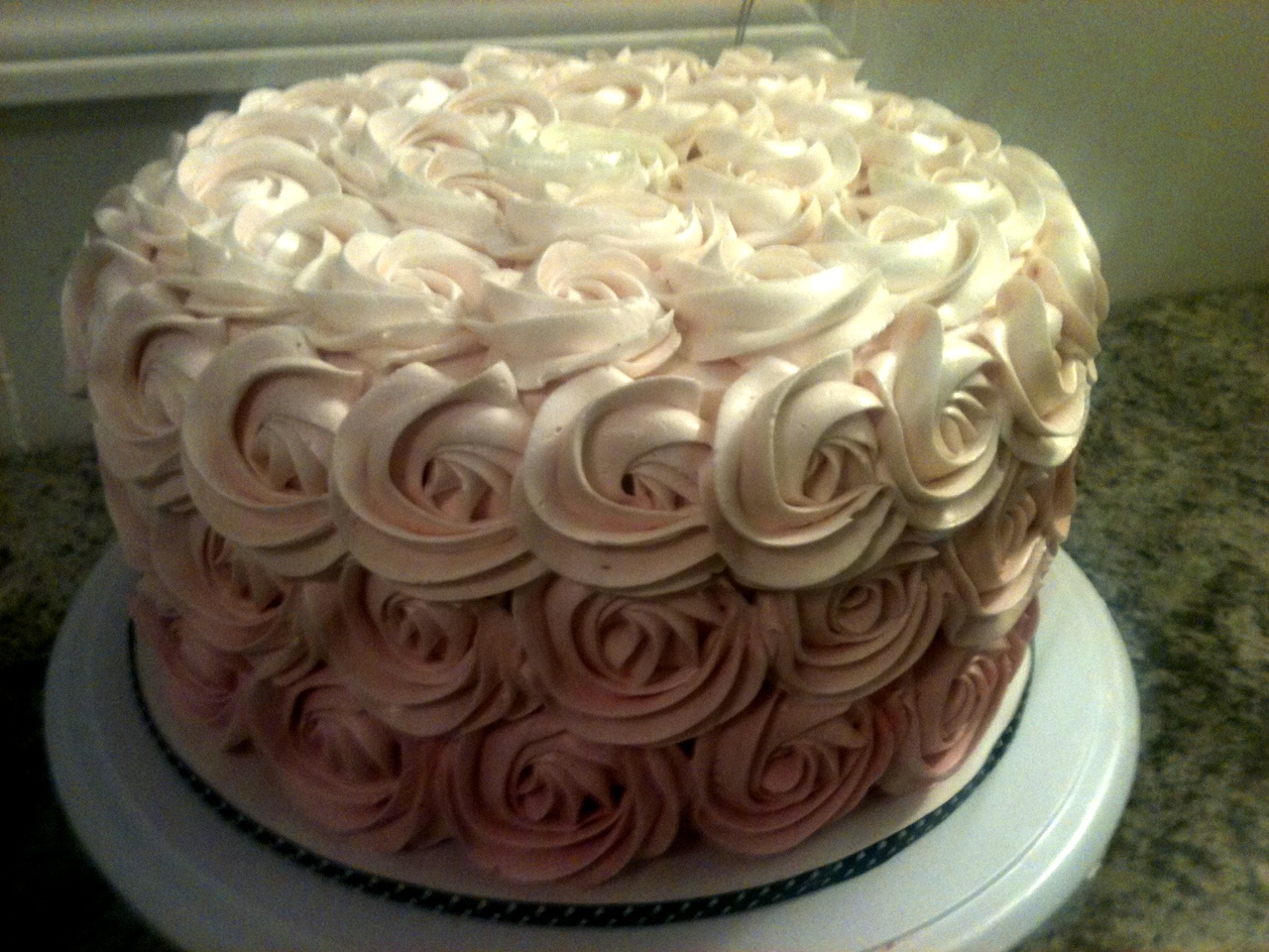 Sweet Treats by Jen Buttercream Rose Cake