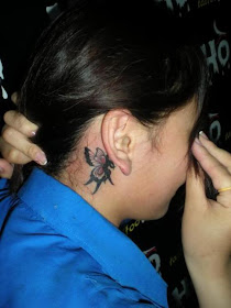 ear tattoo