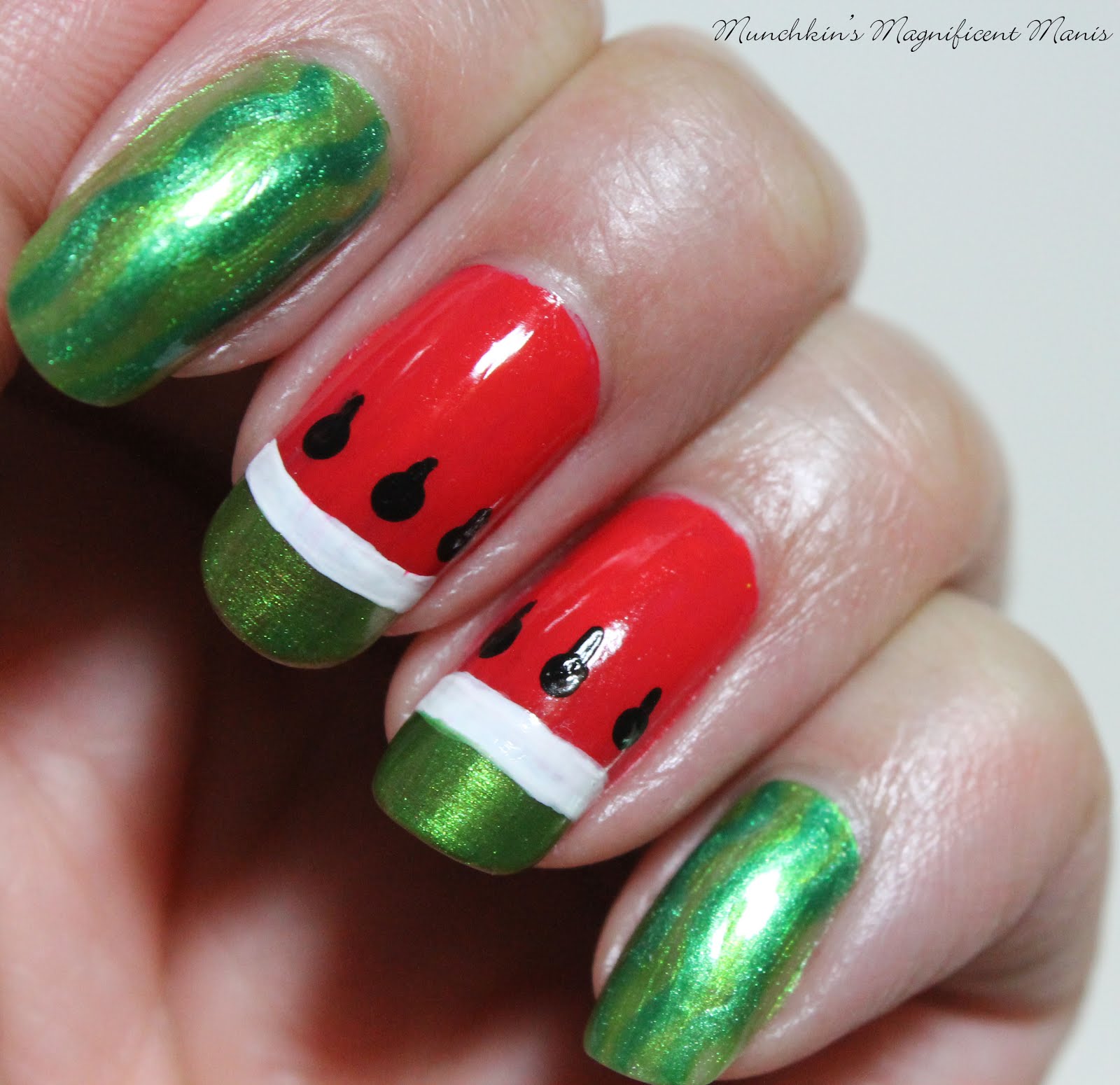 Munchkins Magnificent Manis: Watermelon Yum